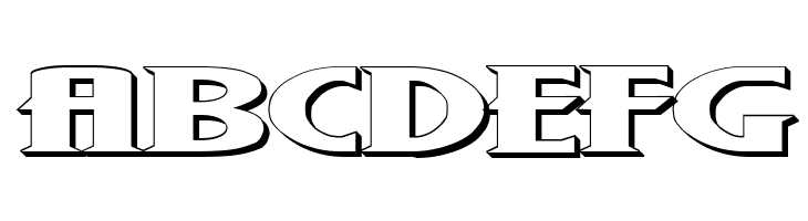 Wolf's Bane Expanded Outline  Free Fonts Download