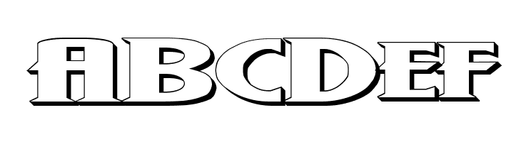 Wolf's Bane Expanded Outline  Free Fonts Download