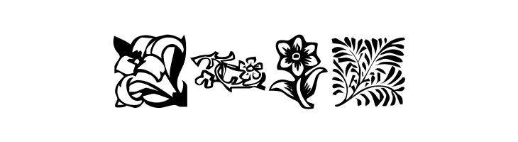 KR Fleurish Floral  Free Fonts Download