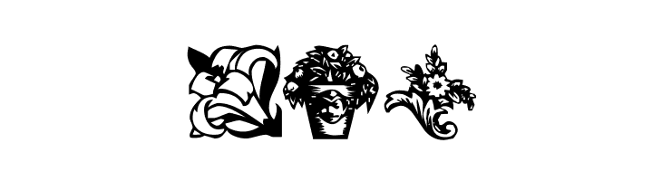 KR Fleurish Floral  Free Fonts Download