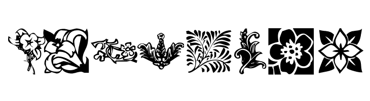 KR Fleurish Floral  Free Fonts Download