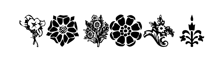 KR Fleurish Floral  Free Fonts Download