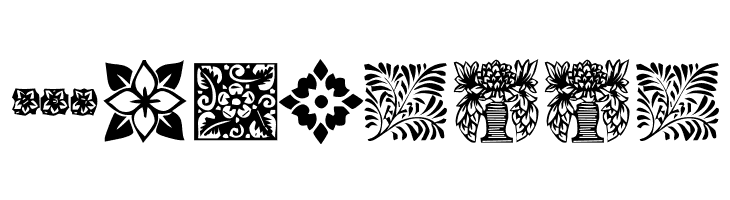KR Fleurish Floral  Free Fonts Download