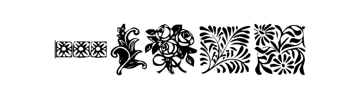 KR Fleurish Floral  Free Fonts Download