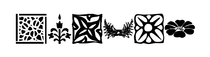 KR Fleurish Floral  Free Fonts Download