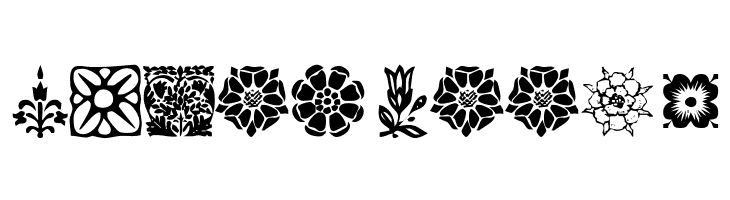 KR Fleurish Floral  Free Fonts Download