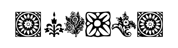 KR Fleurish Floral  Free Fonts Download