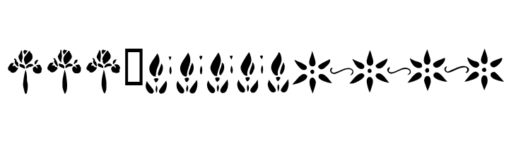 KR Fleur Flair Lines  Free Fonts Download