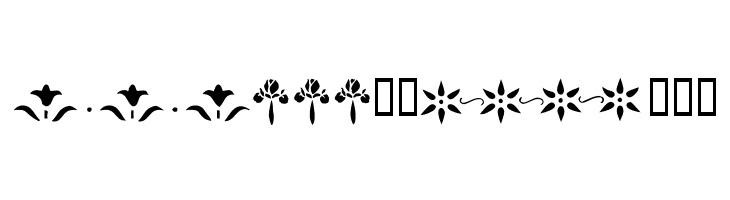 KR Fleur Flair Lines  Free Fonts Download