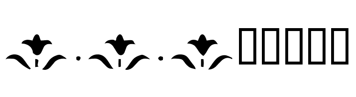 KR Fleur Flair Lines  Free Fonts Download