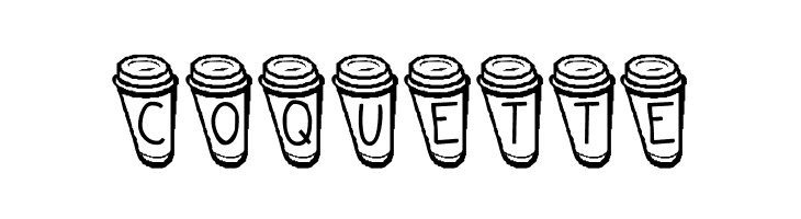 KR Coffee To Go  Free Fonts Download