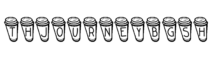 KR Coffee To Go  Free Fonts Download