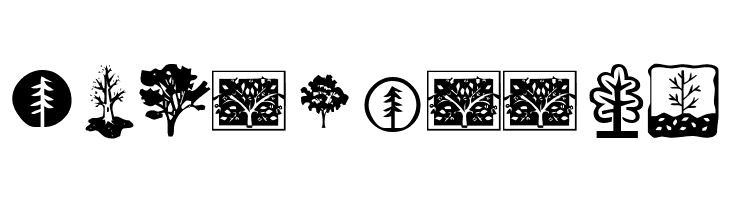 KR Trees  Free Fonts Download