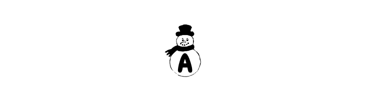 KR Snowman  Free Fonts Download