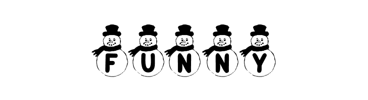 KR Snowman  Free Fonts Download
