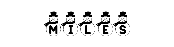 KR Snowman  Free Fonts Download