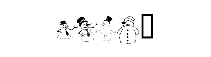KR Snow People  Free Fonts Download