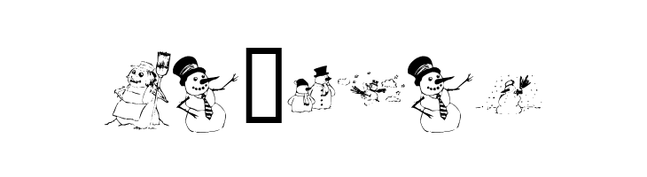 KR Snow People  Free Fonts Download