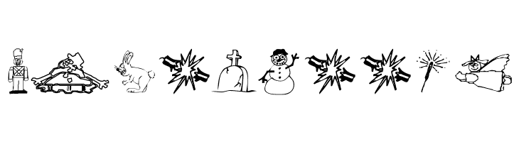 KR Silly Art Holiday  Free Fonts Download