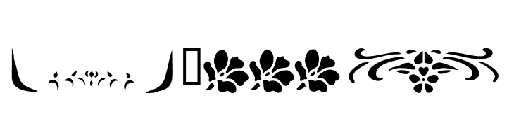 KR Fleur Flair Lines 2  Free Fonts Download