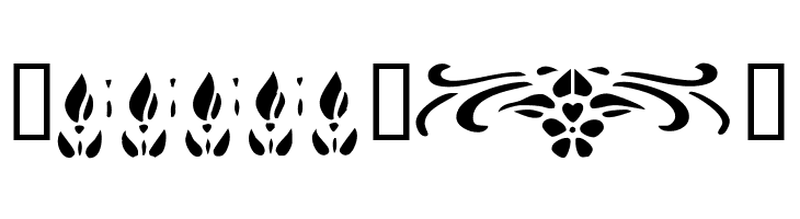 KR Fleur Flair Lines 2  Free Fonts Download