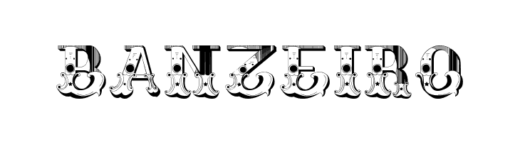 BANZEIRO Fugitiva Font