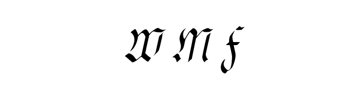 fracta Italic  Free Fonts Download