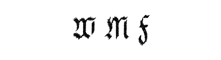 fracta Condensed Bold Distorted  Free Fonts Download