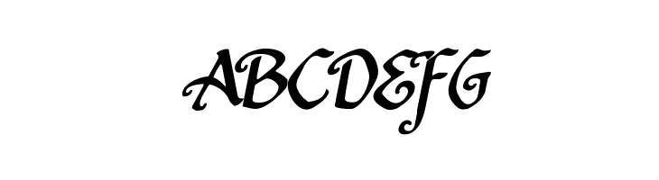 Quill Sword Rotalic  Free Fonts Download