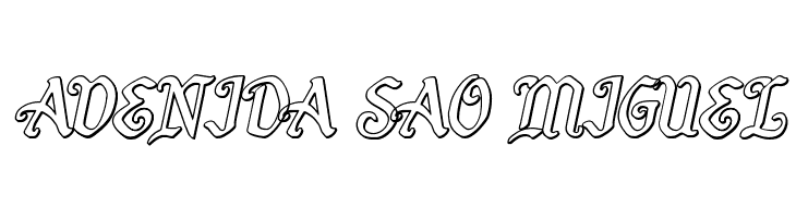 Quill Sword Outline Italic  Free Fonts Download