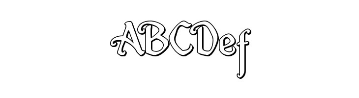 Quill Sword Outline  Free Fonts Download