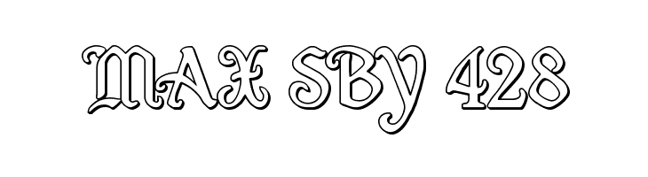 Quill Sword Outline  Free Fonts Download