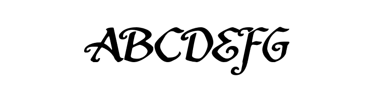 Quill Sword Expanded Italic  Free Fonts Download