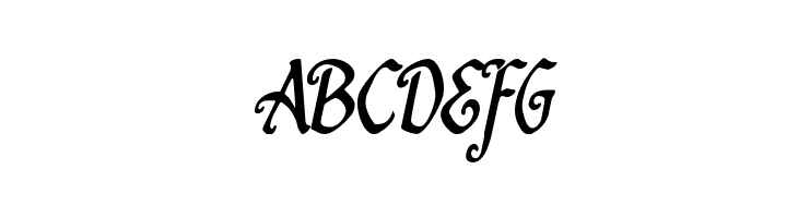 Quill Sword Condensed Italic  Free Fonts Download