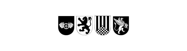 SpanishArmyShieldsTwo  Free Fonts Download