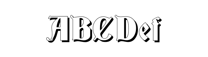 GermaniaShadow  Free Fonts Download