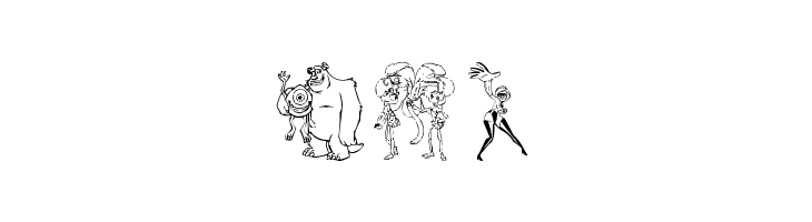 Pixar family 2  Free Fonts Download