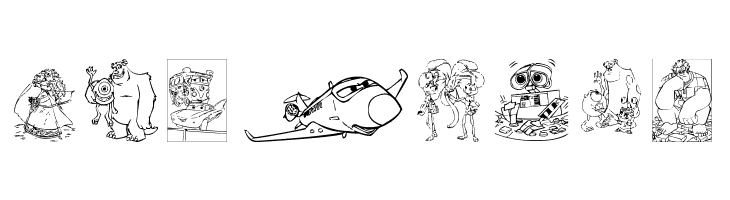 Pixar family 2  Free Fonts Download