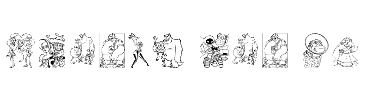 Pixar family 2  Free Fonts Download