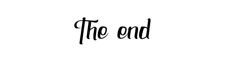 The%2Bend Elliot Font