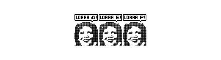 Lorra Lorra Dates! Regular  Free Fonts Download