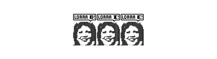 Lorra Lorra Dates! Regular  Free Fonts Download
