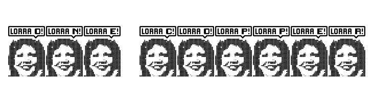Lorra Lorra Dates! Regular  Free Fonts Download