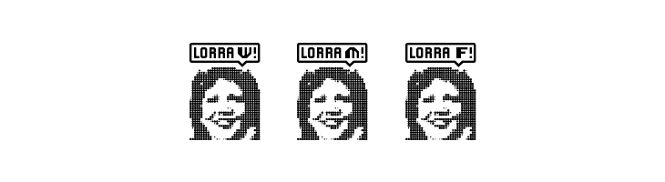 Lorra Lorra Dates! Regular  Free Fonts Download