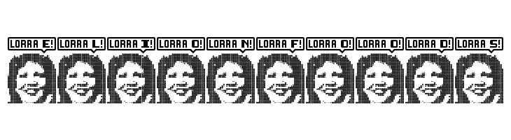 Lorra Lorra Dates! Regular  Free Fonts Download