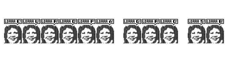 Lorra Lorra Dates! Regular  Free Fonts Download