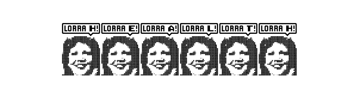 Lorra Lorra Dates! Regular  Free Fonts Download