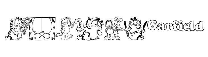Garfield Hates Mondays Loves Fonts  Free Fonts Download