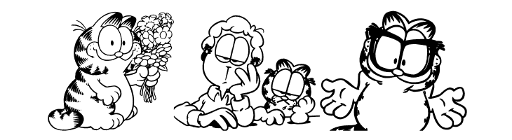 Garfield Hates Mondays Loves Fonts  Free Fonts Download