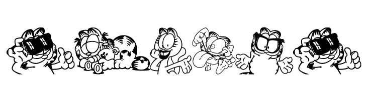 Garfield Hates Mondays Loves Fonts  Free Fonts Download